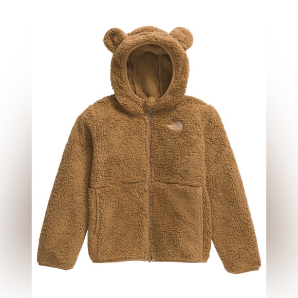 Brown Fleece Bear Hoodie - Picture 1 of 4